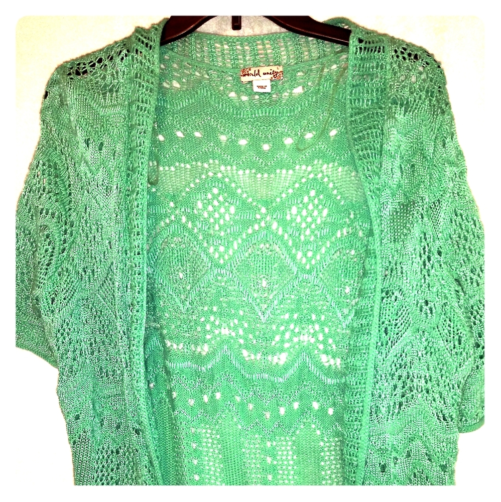 Crocheted cardigan